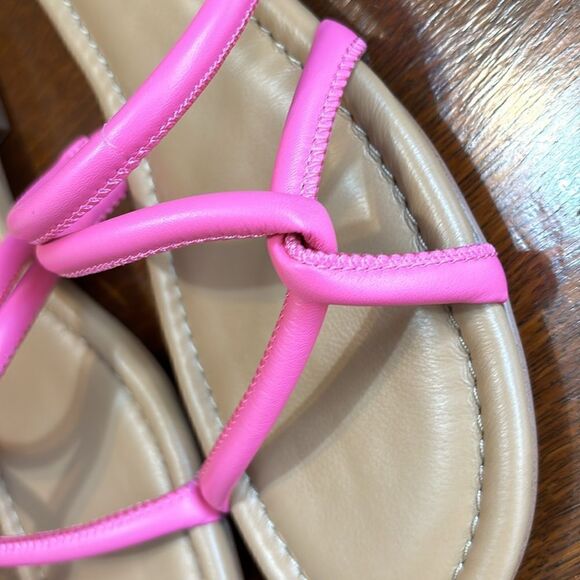 Madewell sandals Cloud Lift bombe slides leather pink 9 NWT - Picture 4 of 9